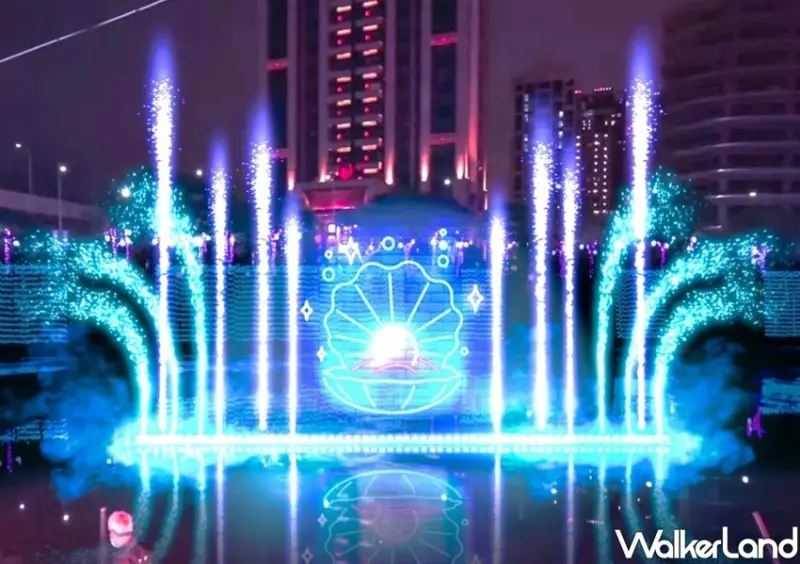 新莊中港大排「鯨彩中港光雕展」 / WalkerLand窩客島整理提供 未經許可不可轉載