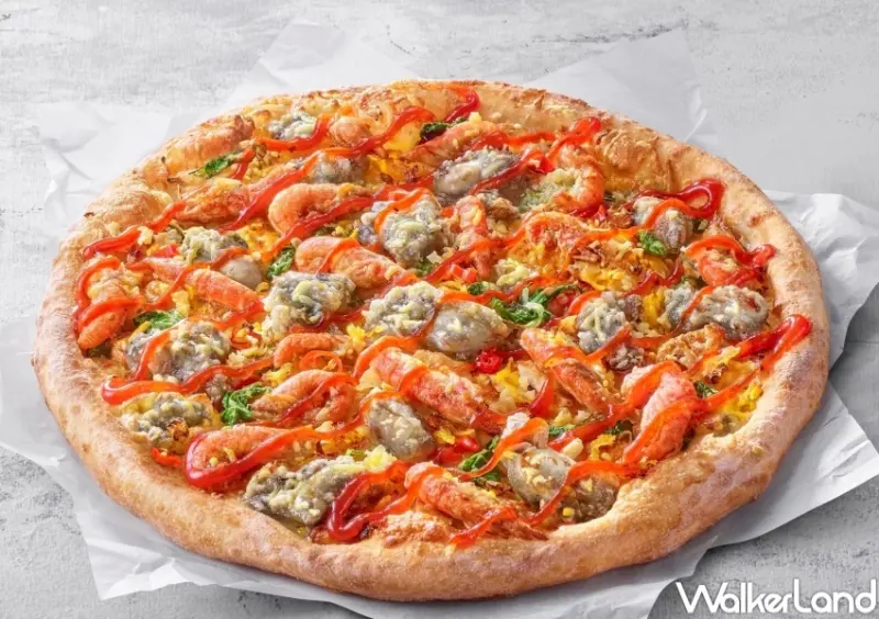 必勝客 蝦猴酥蚵仔比薩煎 / WalkerLand窩客島整理提供 未經許可，不得轉載