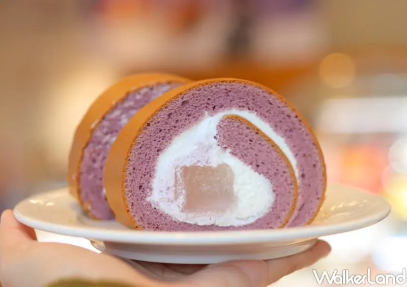 亞尼克X唐綺陽 紫薯芋泥蕨餅生乳捲 / WalkerLand窩客島提供 未經許可，不得轉載