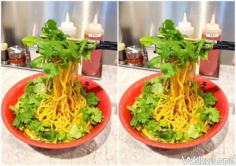 東京油組総本店「香菜油拌麵」 / WalkerLand窩客島整理提供 未經許可不可轉載