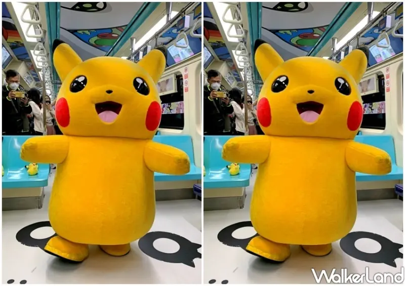 台北捷運「寶可夢彩繪數位列車」 / WalkerLand窩客島整理提供 未經許可不可轉載
