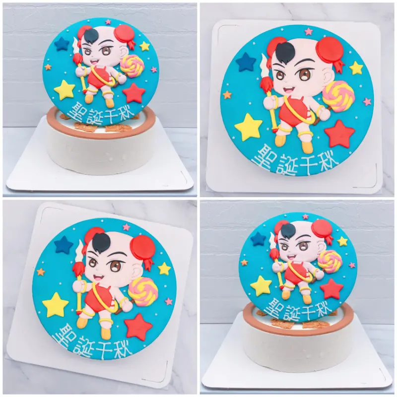 2022年超厲害的神明造型蛋糕推薦,Q版媽祖、三太子、關公生日蛋糕宅配開箱分享