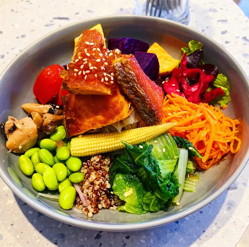 [台北早午餐]信義區市府站「Leafy Vibe 午葉 Cafe&Dining 信義店」份量及內容物都滿意的健康早午餐/多種能量碗營養又划算/乾淨美味的真食物(附菜單)