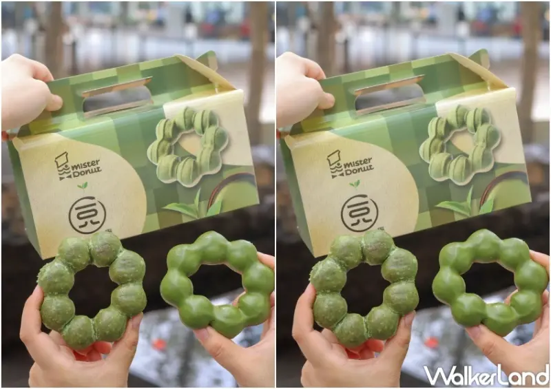 Mister Donut x 一〇八抹茶茶廊 聯名抹茶季 / WalkerLand窩客島提供 未經許可，不得轉載