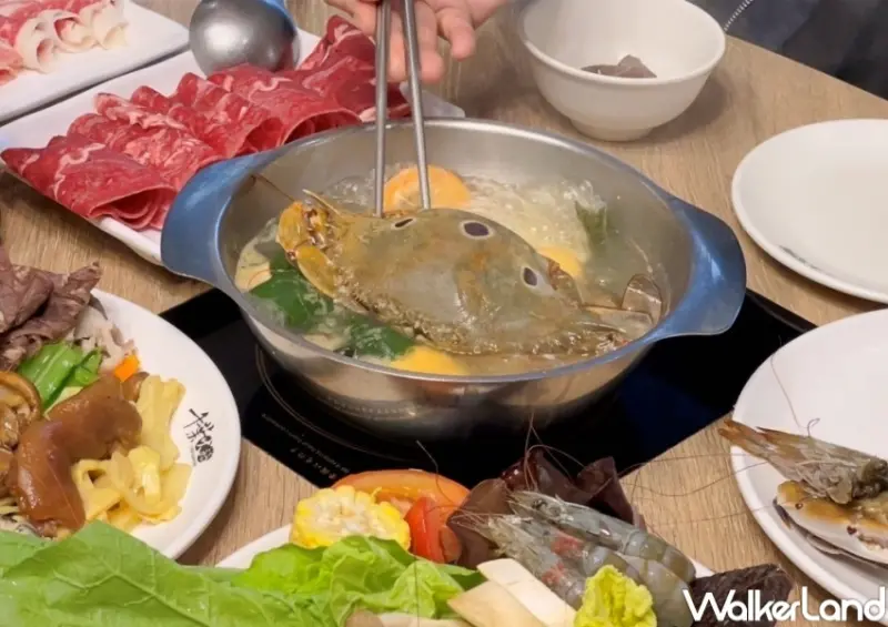 千葉火鍋竹北店螃蟹吃到飽 / WalkerLand窩客島整理提供 未經許可，不得轉載