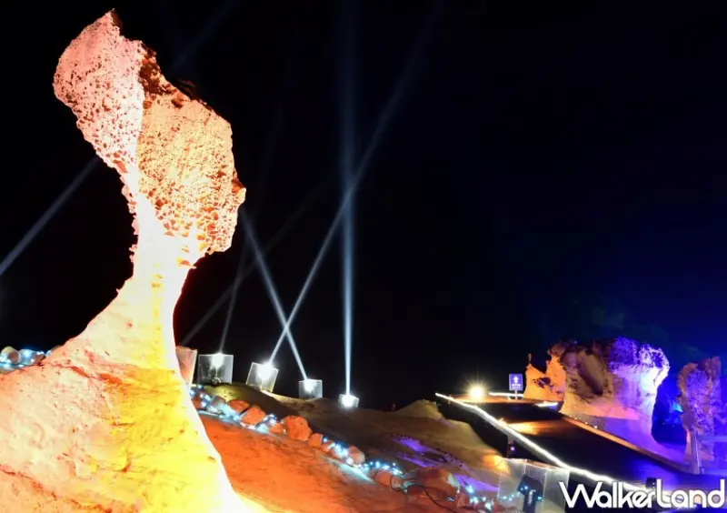 2022野柳石光 夜訪女王 / WalkerLand窩客島整理提供 未經許可不可轉載