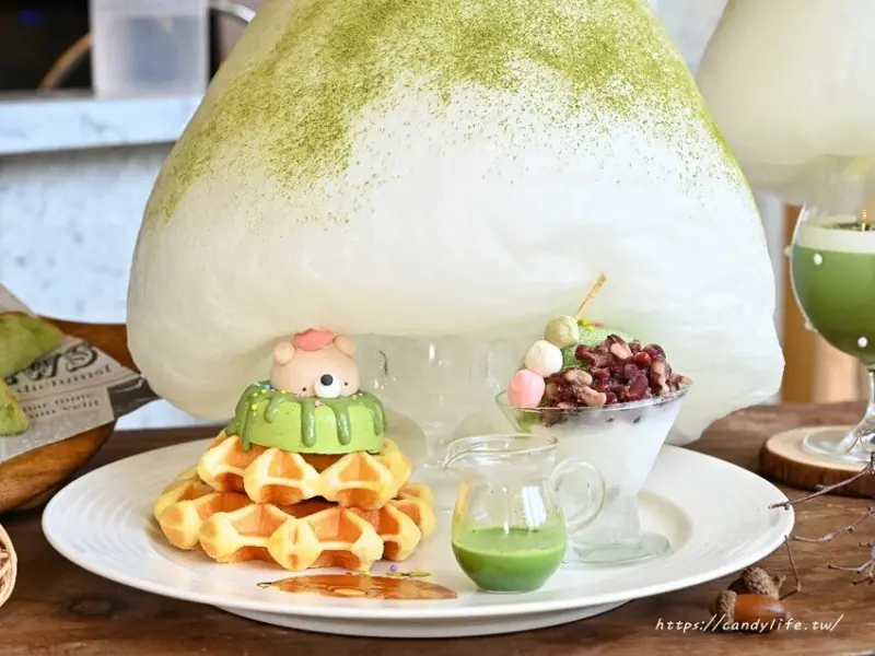 雛菊見｜抹茶控快筆記！台中森林系網美店浪漫抹茶季登場，甜點可愛到翻掉～