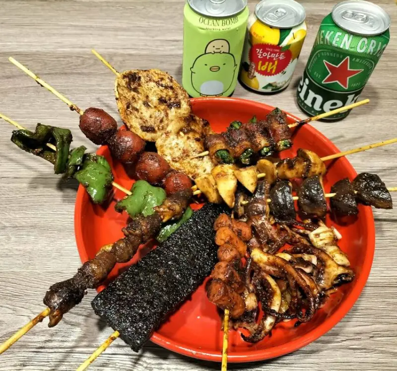 一串接一串的宵夜首選-嘉義盧廣烤肉