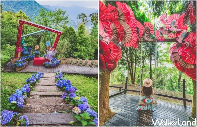 薰衣草森林 繡球花賞 復古動物派對 / WalkerLand窩客島整理提供 未經許可，不得轉載