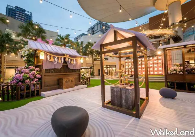 林口三井OUTLET「繡球花」 / WalkerLand窩客島整理提供 未經許可不可轉載