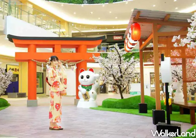 三井OUTLET「櫻花打卡點」 / WalkerLand窩客島整理提供 未經許可不可轉載