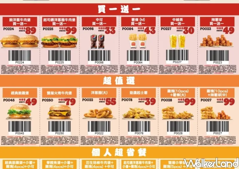 13間母親節速食、壽司優惠活動 / WalkerLand窩客島整理提供 未經許可，不得轉載
