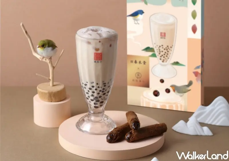青鳥旅行 春水堂珍珠奶茶蛋捲禮盒 / WalkerLand窩客島整理提供 未經許可，不得轉載