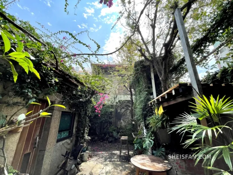 【台南安平民宿】漫步巷弄｜隱身巷弄中花草繚繞的秘境 百年老屋化身世外桃源民宿 