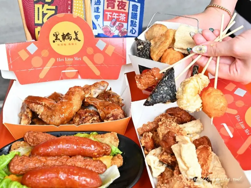 黑輪美｜逢甲最強醬炸物！全新進化夜市小吃，將關東煮大玩創意，獨創醬炸黑輪8種口味只要39元～