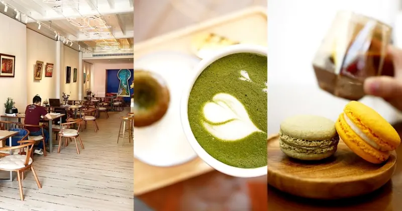 NorthStarCafe北極星咖啡館-台中結合藝廊的歐風咖啡館，天空走廊走出就能看到絕美夕陽，大人味抹茶甜點濃郁回甘，低消超平價還不限時可以待整天~