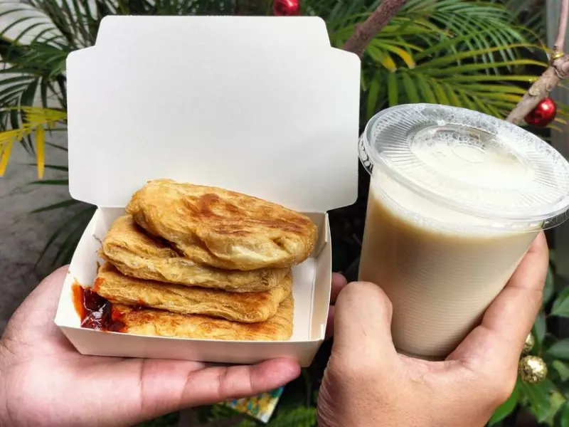 一口咬下去有層次的煎豆包-台東池上大池豆皮店