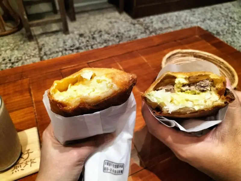 餡料滿滿一點都不奸詐-台東池上好煎炸