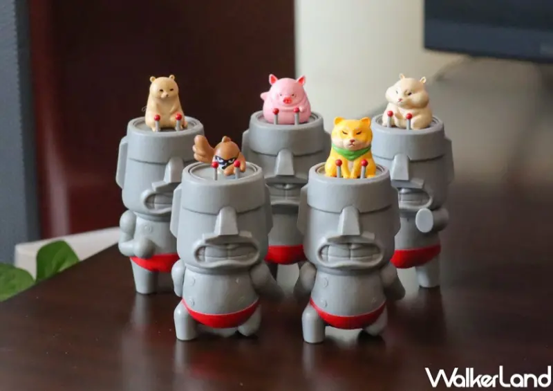 摩艾機器人動物戰爭扭蛋 / WalkerLand窩客島提供 未經許可，不得轉載