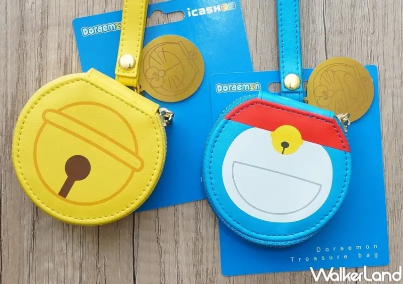 哆啦A夢 百寶袋、鈴鐺收納包 icash2.0套卡組 / WalkerLand窩客島整理提供 未經許可，不得轉載