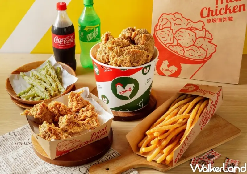 拿坡里炸雞專賣店 戰斧雞腿桶 / WalkerLand窩客島整理提供 未經許可，不得轉載