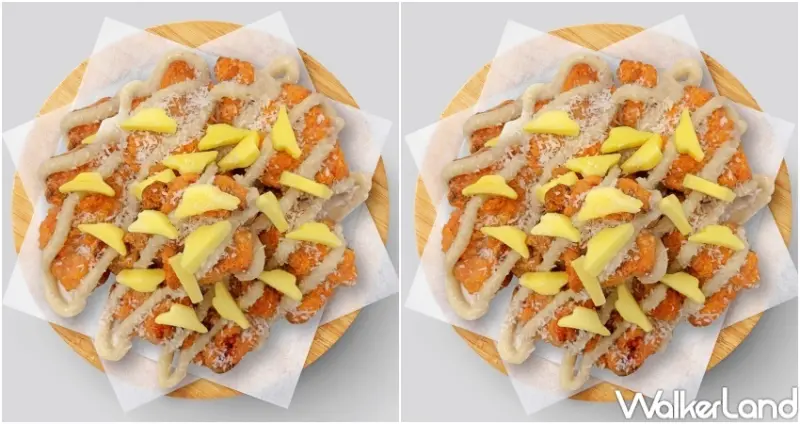 必勝客 榴芒水金金比薩 / WalkerLand窩客島整理提供 未經許可，不得轉載