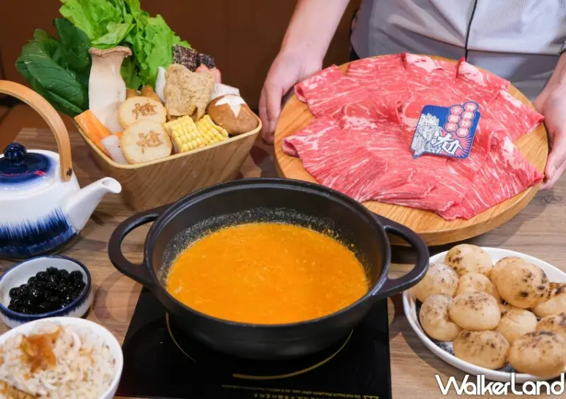 王品尬鍋x萬波「啵霸辣奶鍋」 / WalkerLand窩客島整理提供 未經許可不可轉載