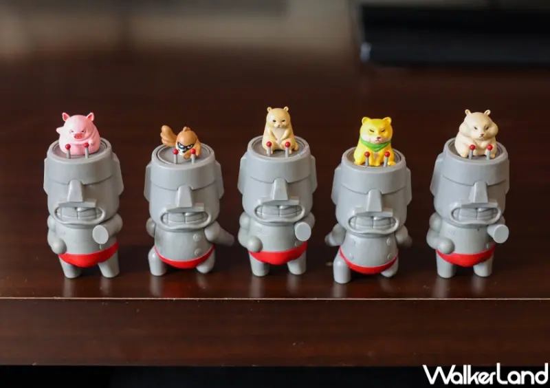 摩艾機器人動物戰爭扭蛋 / WalkerLand窩客島提供 未經許可，不得轉載