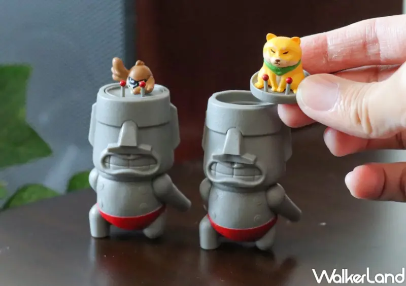 摩艾機器人動物戰爭扭蛋 / WalkerLand窩客島提供 未經許可，不得轉載