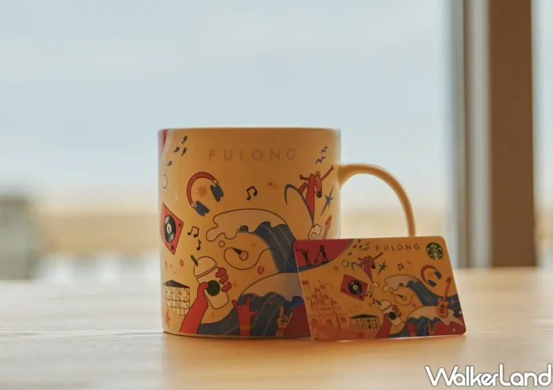 新北福隆「沙灘海景星巴克」 / WalkerLand窩客島整理提供 未經許可不可轉載