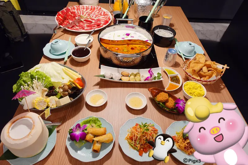 火鍋第一品牌超人氣名店【追樂祕式泰鍋物】祕製泰式冬陰功+濃厚椰香套餐