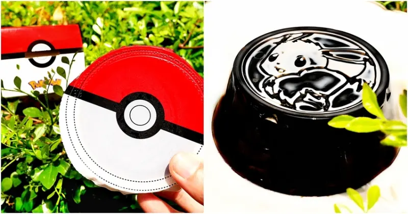 超可愛的寶可夢仙草凍你收服了嗎? 一開賣就造成轟動，印著皮神、伊布的仙草可愛又好吃，從包裝到容器都捨不得丟