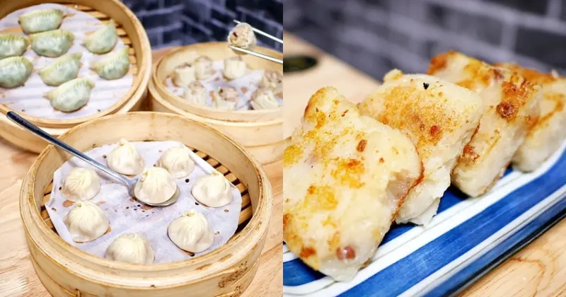 這是一間被湯包耽誤的蘿蔔糕店，手工湯包、蒸餃皮薄湯多，但比不上煎到酥脆，而且帶有油蔥、肉末香的港式蘿蔔糕，這一味大推