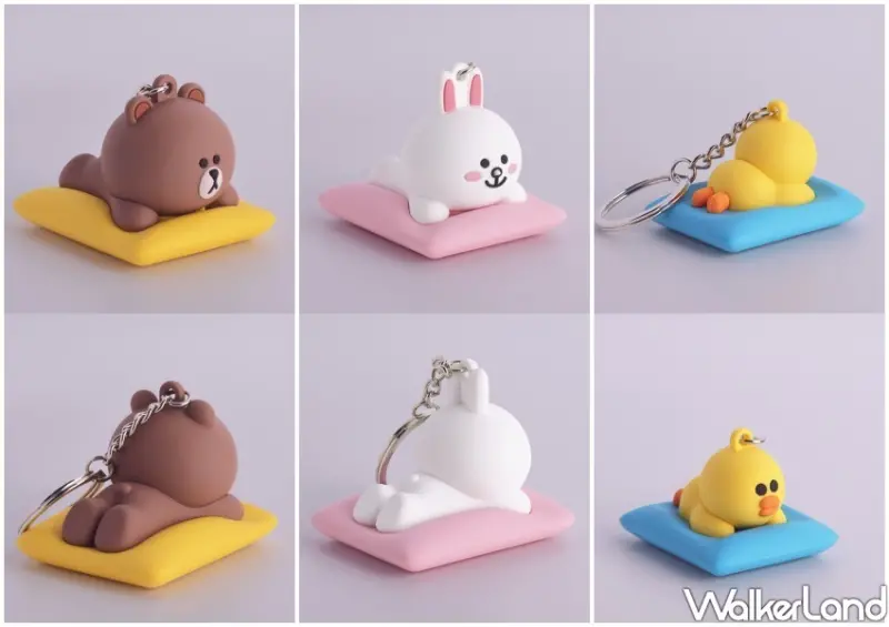 LINE FRIENDS-Lying系列造型一卡通 / WalkerLand窩客島整理提供 未經許可不可轉載