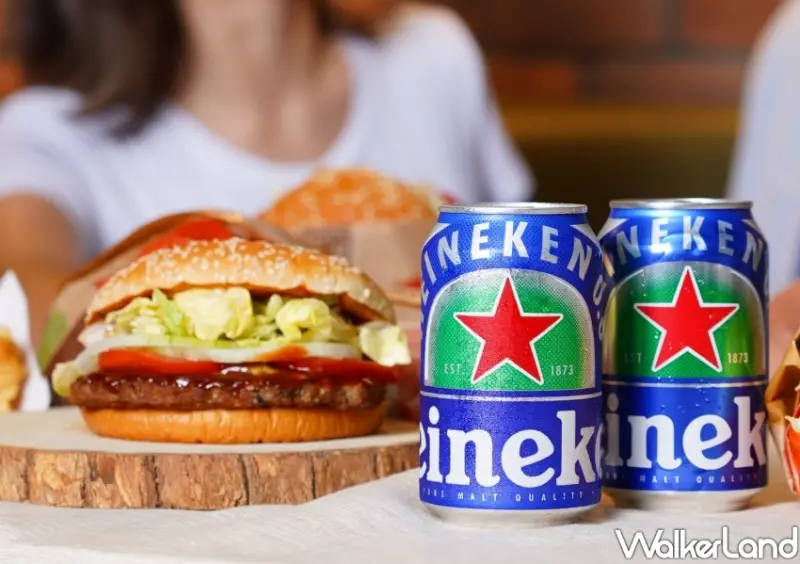 漢堡王X海尼根零酒精牛肉堡 / WalkerLand窩客島整理提供 未經許可不可轉載