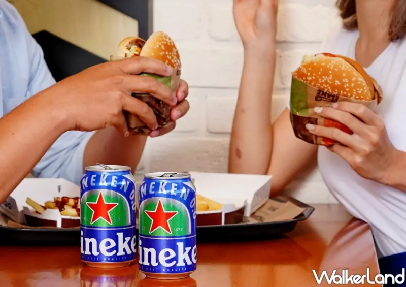 漢堡王X海尼根零酒精牛肉堡 / WalkerLand窩客島整理提供 未經許可不可轉載