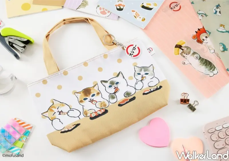 壽司郎×mofusand貓福珊迪聯名 / WalkerLand窩客島整理提供 未經許可不可轉載