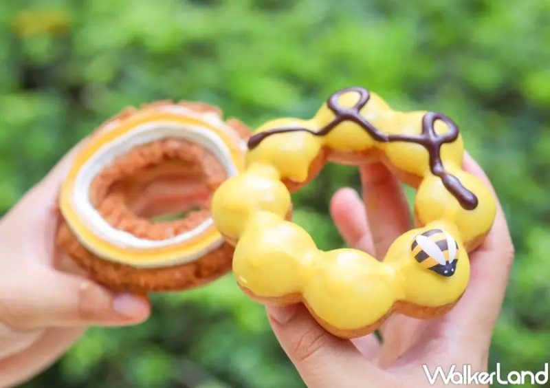Mister Donut X 蜜蜂工坊聯名新品 / WalkerLand窩客島提供 未經許可，不得轉載