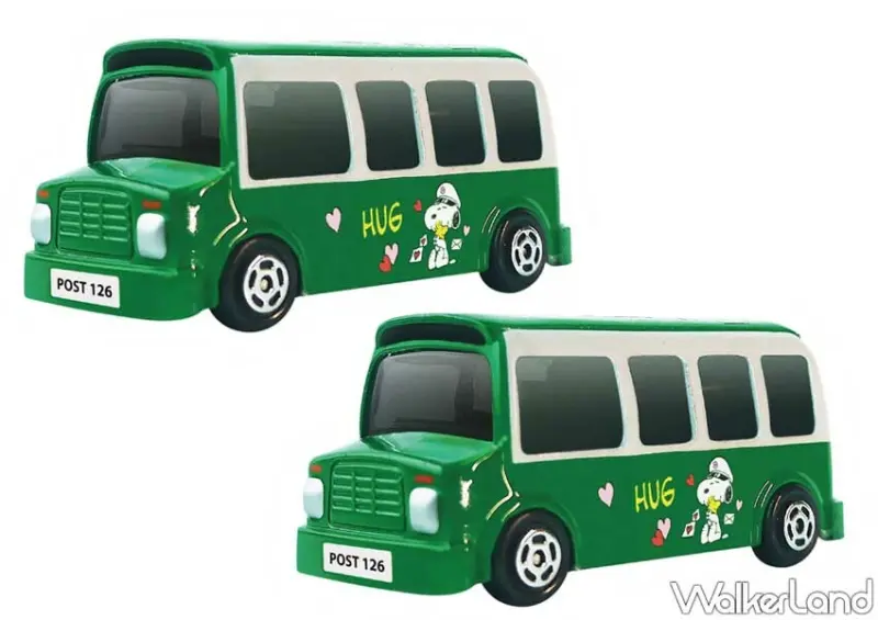 中華郵政、台灣郵局「SNOOPY傳情小郵車」 / WalkerLand窩客島整理提供 未經許可不可轉載