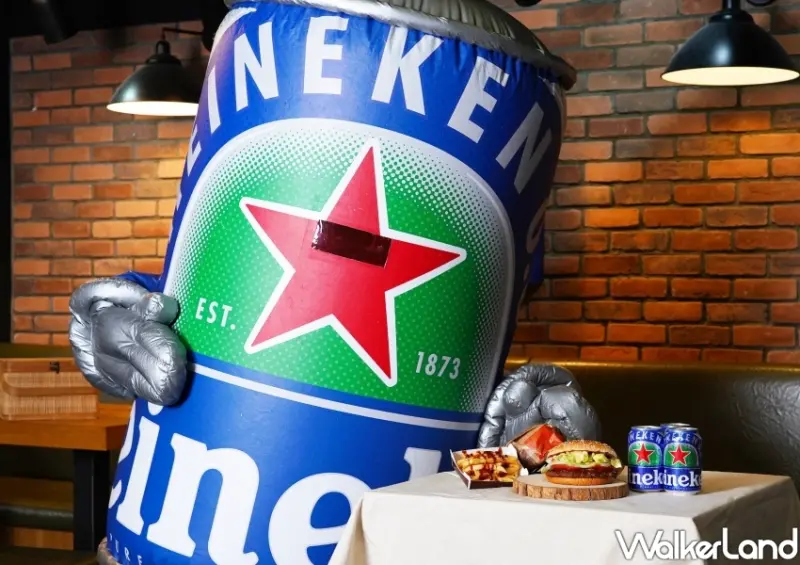 漢堡王X海尼根零酒精牛肉堡 / WalkerLand窩客島整理提供 未經許可不可轉載