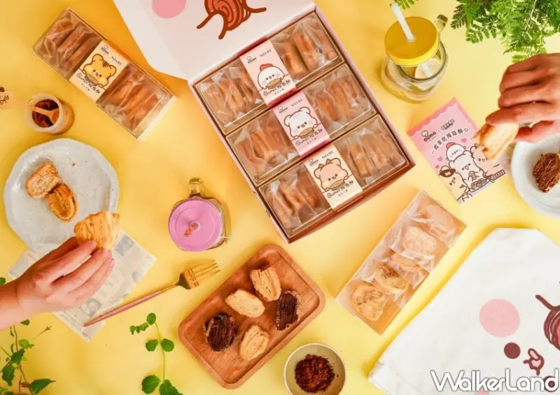 奧瑪烘焙Ｘ松尼＆奇尼「拇指酥夾心千層聯名禮盒」 / WalkerLand窩客島整理提供 未經許可不可轉載