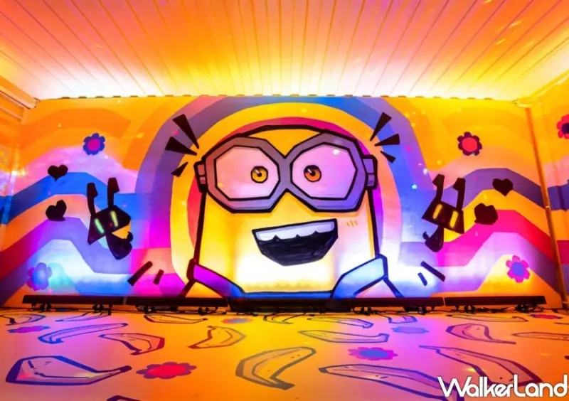 大稻埕景點「小小兵塗鴉彩繪貨櫃」 / WalkerLand窩客島整理提供 未經許可不可轉載