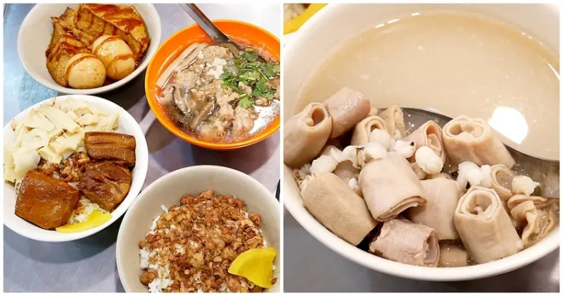 圓環的老味到這邊找，少見的草菇湯很特別，但首推料滿滿的四神湯和鹹香肉燥飯，網友都說這個組合最讚