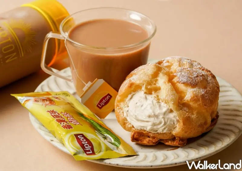 beard papa's「立頓奶茶泡芙」 / WalkerLand窩客島整理提供 未經許可不可轉載