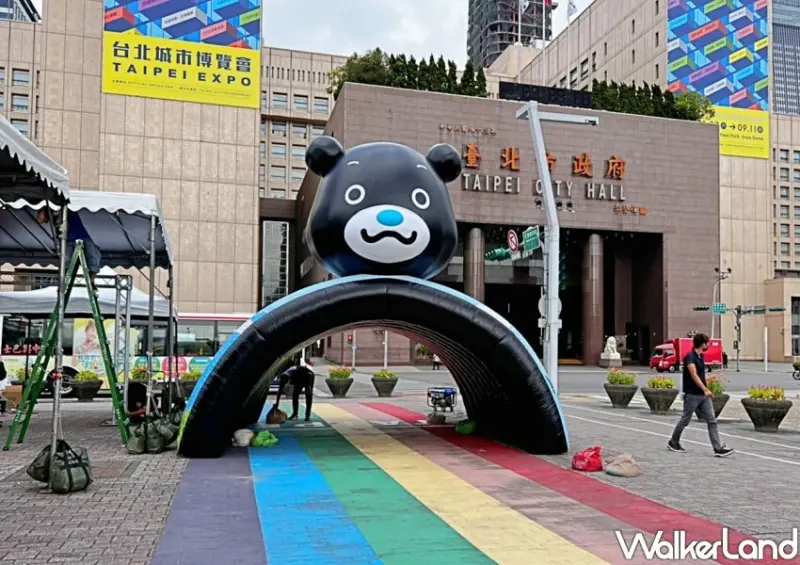 台北河岸童樂會「熊讚水樂園」 / WalkerLand窩客島整理提供 未經許可不可轉載