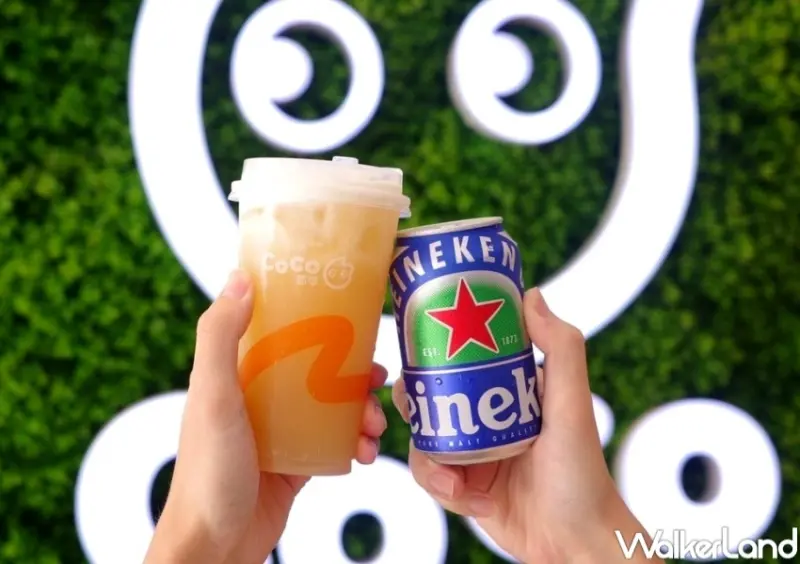 CoCo都可X海尼根0.0 聯名飲品 / WalkerLand窩客島整理提供 未經許可，不得轉載