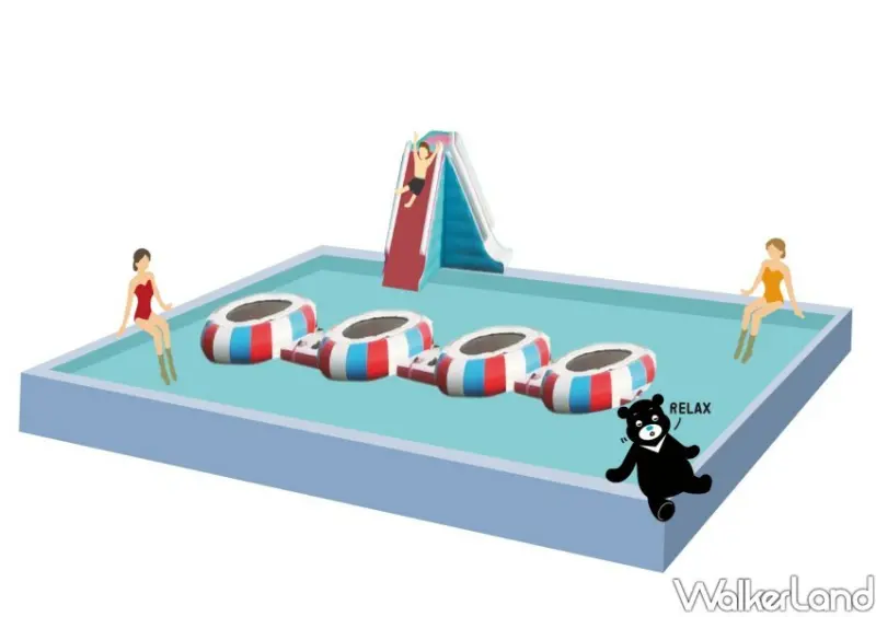 台北河岸童樂會「熊讚水樂園」 / WalkerLand窩客島整理提供 未經許可不可轉載