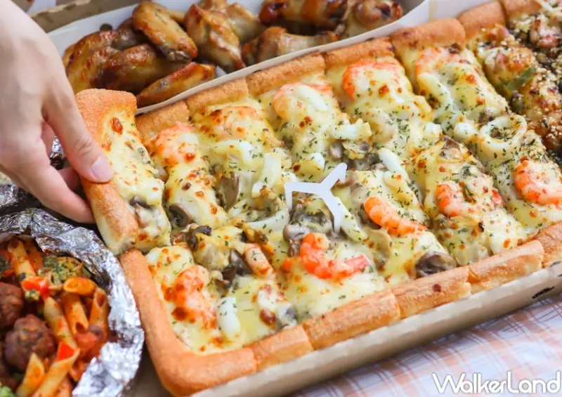 必勝客 一公尺派對巨飽盒 / WalkerLand窩客島提供 未經許可，不得轉載