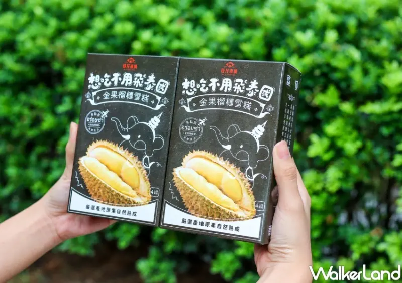 枝仔冰城 金果榴槤雪糕 / WalkerLand窩客島提供 未經許可，不得轉載