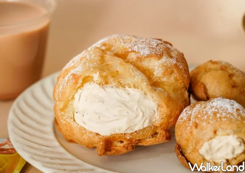 beard papa's「立頓奶茶泡芙」 / WalkerLand窩客島整理提供 未經許可不可轉載